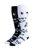 Skarpetki snowboardowe Stinky Purple Haze '21