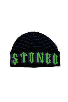 Czapka zimowa Stinky Stoned Beanie - black/purple
