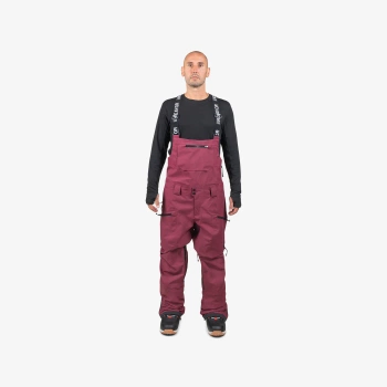 Spodnie snowboardowe Endeavor 3L Shelter Bib Pant /burgundy/