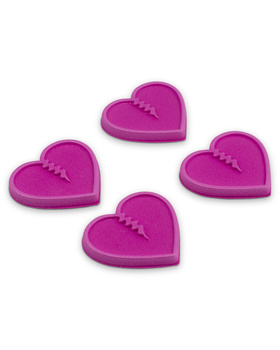 Podkładka na snowboard Crab Grab Mini Hearts /hot pink/