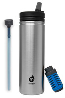 Butelka na wodę Mizu 360 M9 EVERYDAY KIT /stainless black/