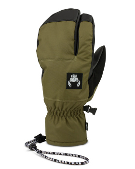 Rękawice snowboardowe Crab Grab Freak Trigger /olive reflective/
