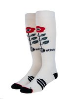 Skarpetki snowboardowe z wełny merino - Stinky - Daisy