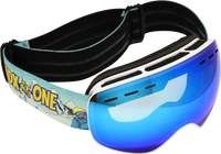 Juniorskie gogle na snowboard MDX ONE - Kids Goggles /white/