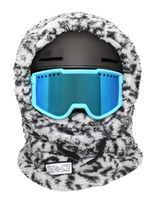 Kominiarka na kask dla dziecka MDX ONE - Over The Helmet Balaclava /black & white leopard/