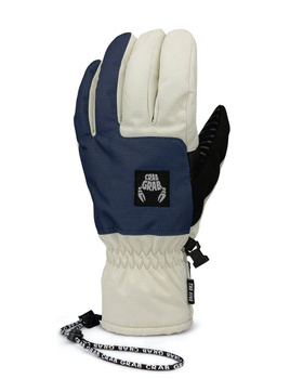 Rękawice snowboardowe Crab Grab Five Glove /off white and navy/